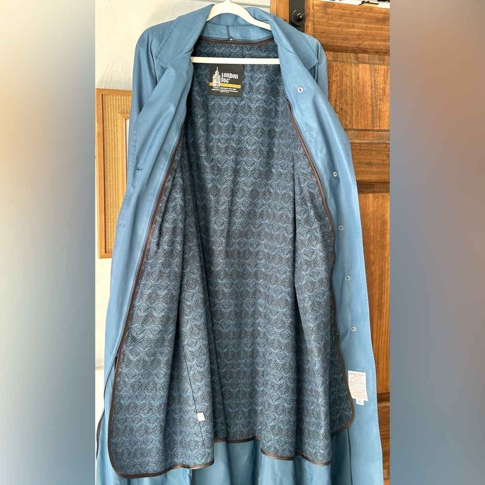 London Fog Vtg Long Trench Coat, Winter & Spring | 70s 80s USA| VTG SZ 12 Reg - Picture 4 of 11
